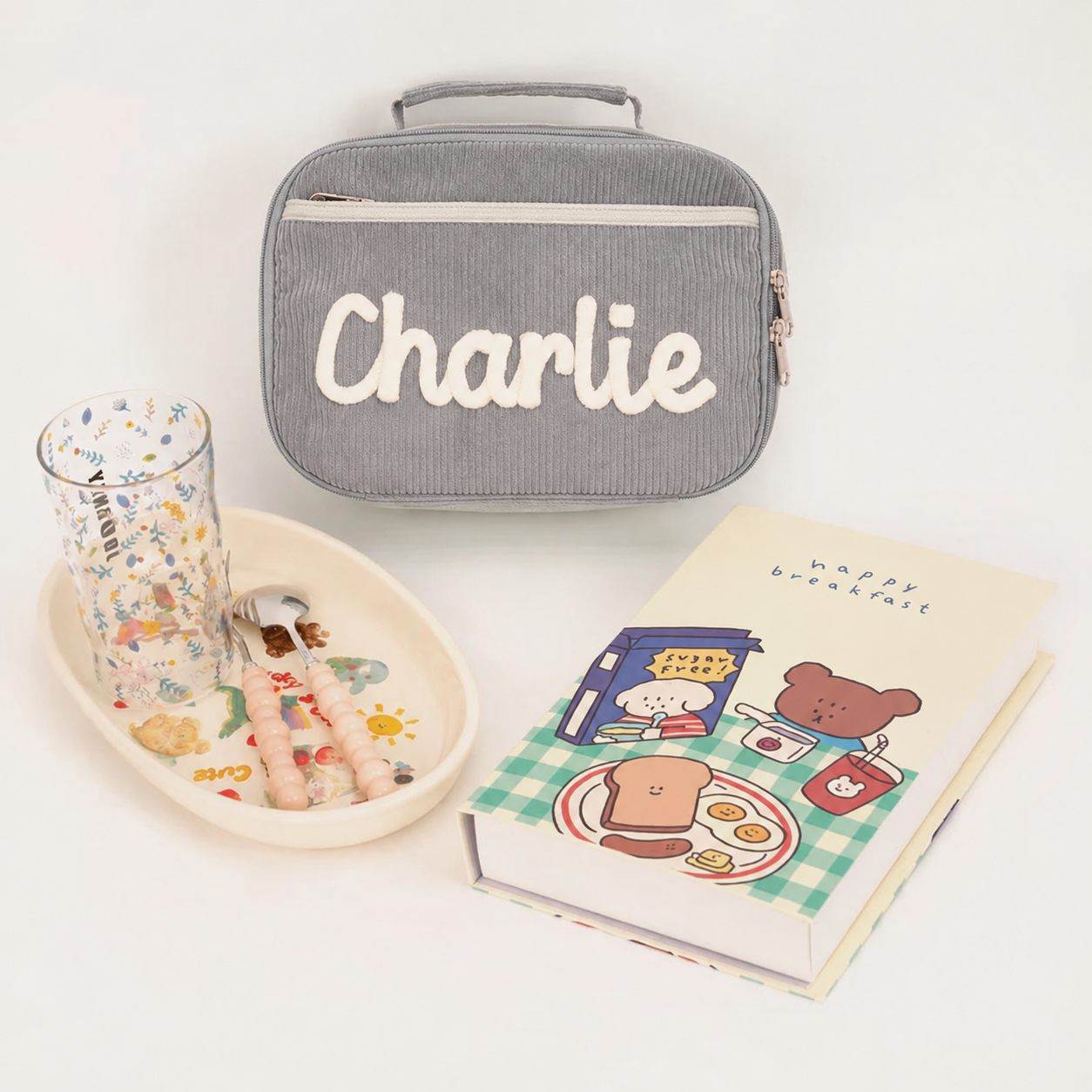 Thread Berry Custom Yarn Name Lunch Bag for Kids